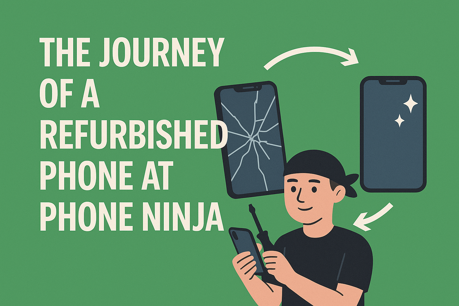 The Journey of a Refurbished Phone at Phone Ninja